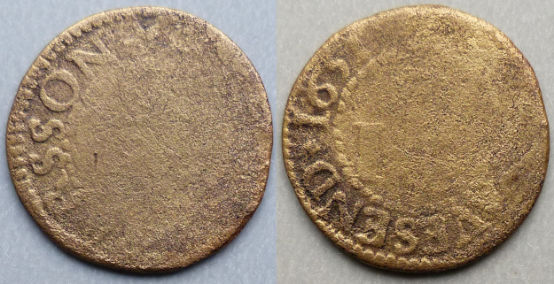 Gravesend, Jacob Parsson 1651 farthing N----